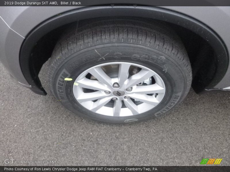 Billet / Black 2019 Dodge Durango SXT AWD