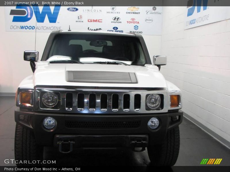 Birch White / Ebony Black 2007 Hummer H3 X