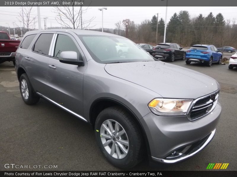 Billet / Black 2019 Dodge Durango SXT AWD