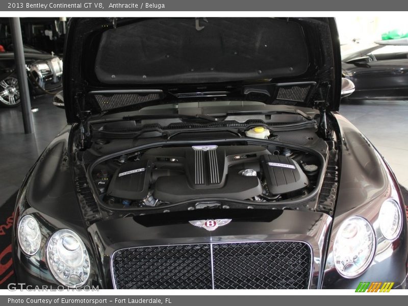 Anthracite / Beluga 2013 Bentley Continental GT V8