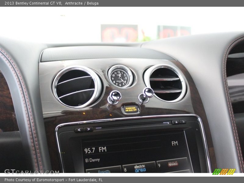 Anthracite / Beluga 2013 Bentley Continental GT V8