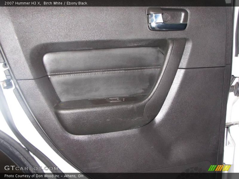 Birch White / Ebony Black 2007 Hummer H3 X