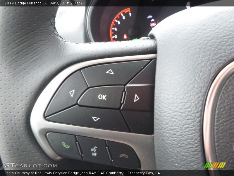 Billet / Black 2019 Dodge Durango SXT AWD