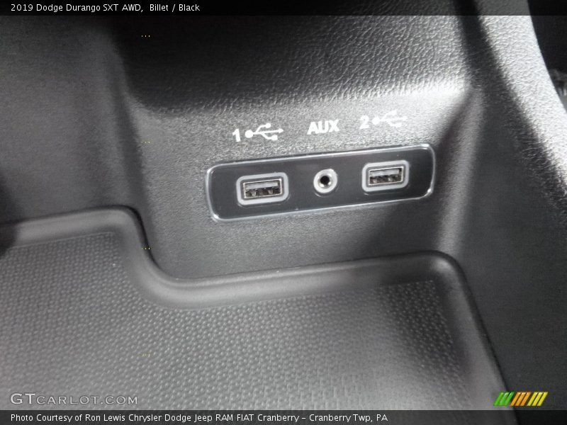 Billet / Black 2019 Dodge Durango SXT AWD