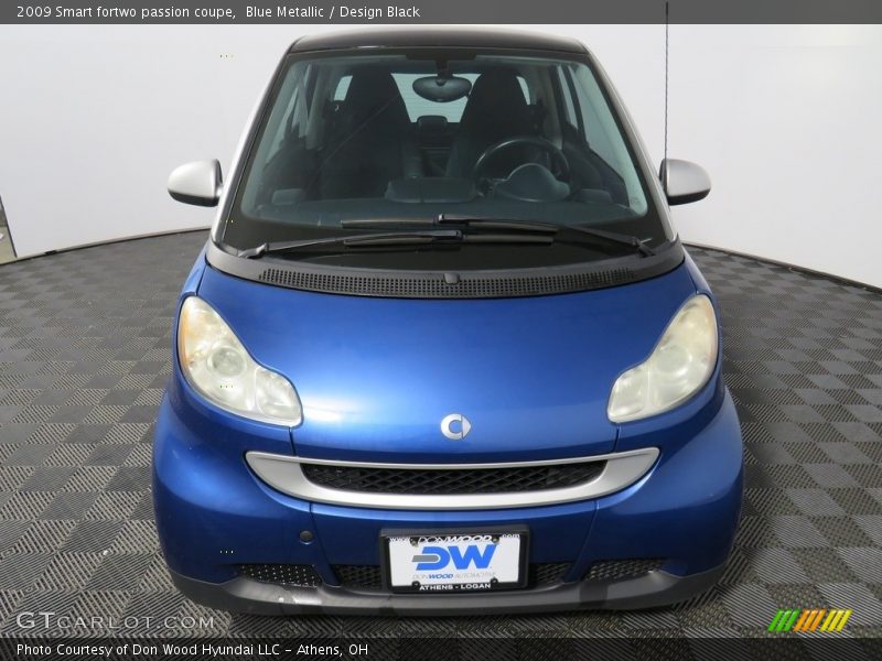 Blue Metallic / Design Black 2009 Smart fortwo passion coupe