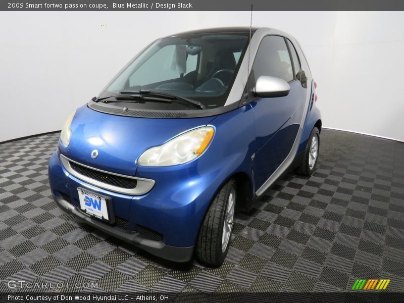 Blue Metallic / Design Black 2009 Smart fortwo passion coupe