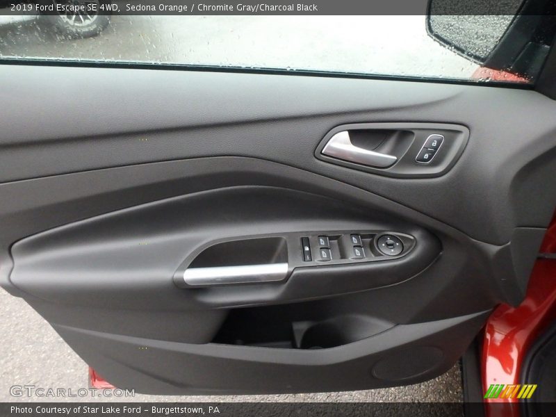 Sedona Orange / Chromite Gray/Charcoal Black 2019 Ford Escape SE 4WD