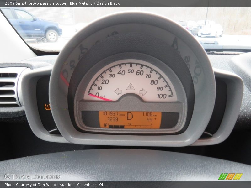 Blue Metallic / Design Black 2009 Smart fortwo passion coupe