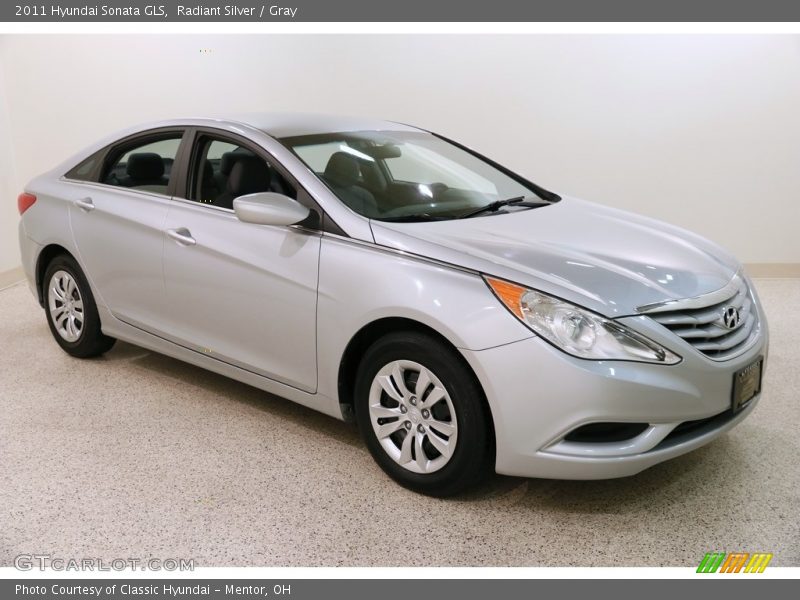 Radiant Silver / Gray 2011 Hyundai Sonata GLS