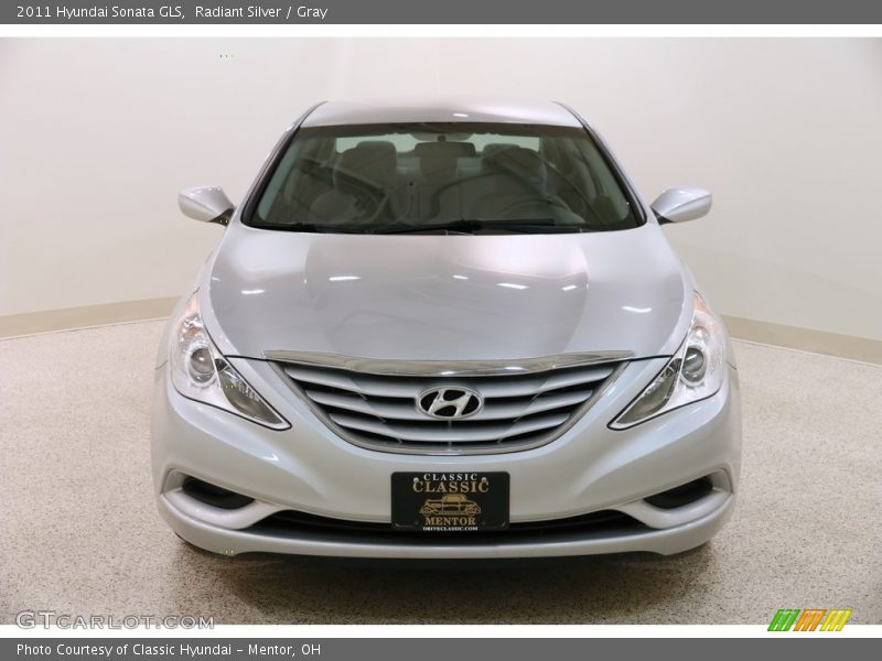 Radiant Silver / Gray 2011 Hyundai Sonata GLS