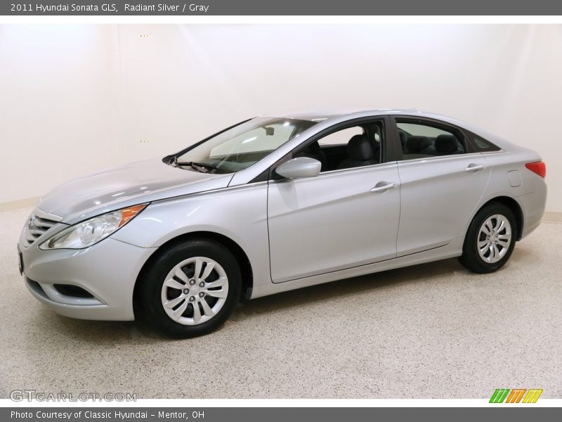 Radiant Silver / Gray 2011 Hyundai Sonata GLS