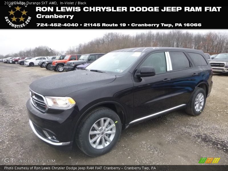 In–Violet / Black 2019 Dodge Durango SXT AWD