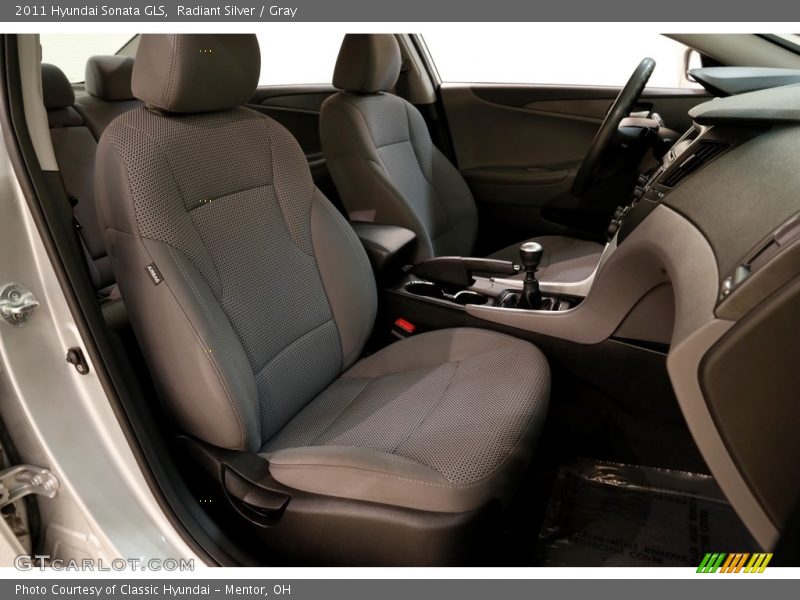 Radiant Silver / Gray 2011 Hyundai Sonata GLS