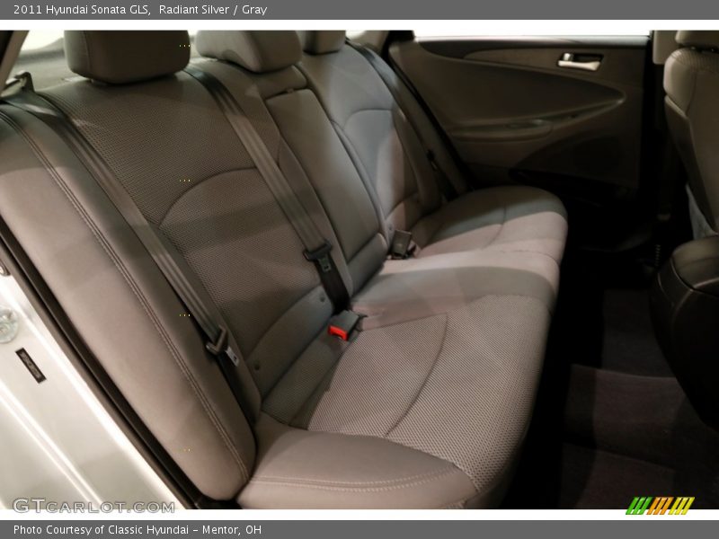Radiant Silver / Gray 2011 Hyundai Sonata GLS