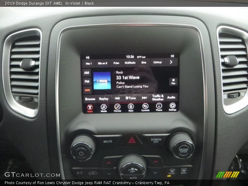 In–Violet / Black 2019 Dodge Durango SXT AWD