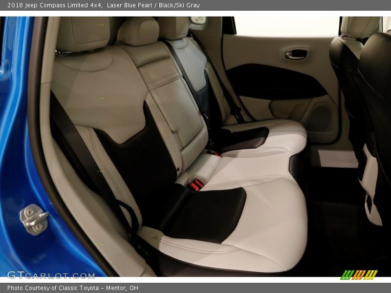 Laser Blue Pearl / Black/Ski Gray 2018 Jeep Compass Limited 4x4