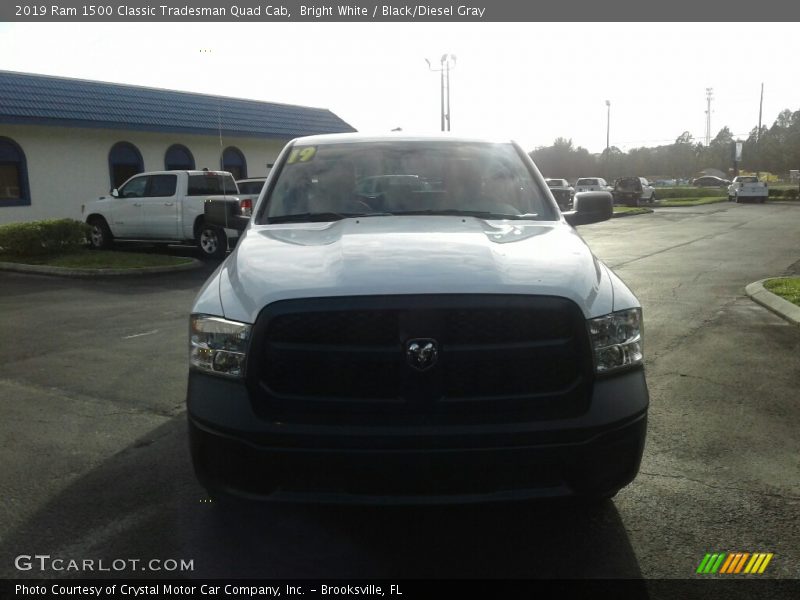 Bright White / Black/Diesel Gray 2019 Ram 1500 Classic Tradesman Quad Cab
