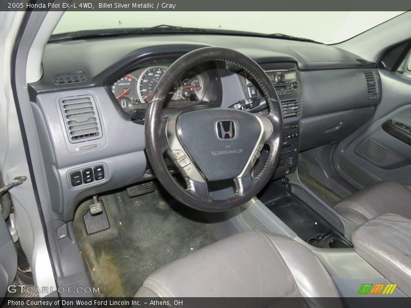 Billet Silver Metallic / Gray 2005 Honda Pilot EX-L 4WD