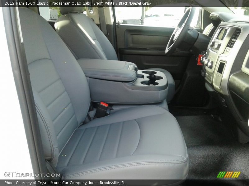 Bright White / Black/Diesel Gray 2019 Ram 1500 Classic Tradesman Quad Cab