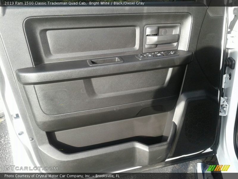 Bright White / Black/Diesel Gray 2019 Ram 1500 Classic Tradesman Quad Cab