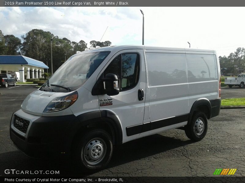 Bright White / Black 2019 Ram ProMaster 1500 Low Roof Cargo Van