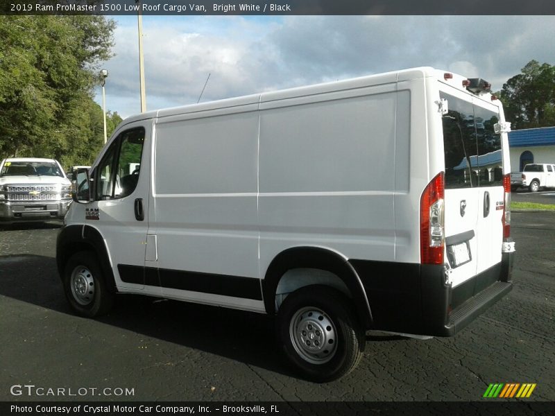Bright White / Black 2019 Ram ProMaster 1500 Low Roof Cargo Van