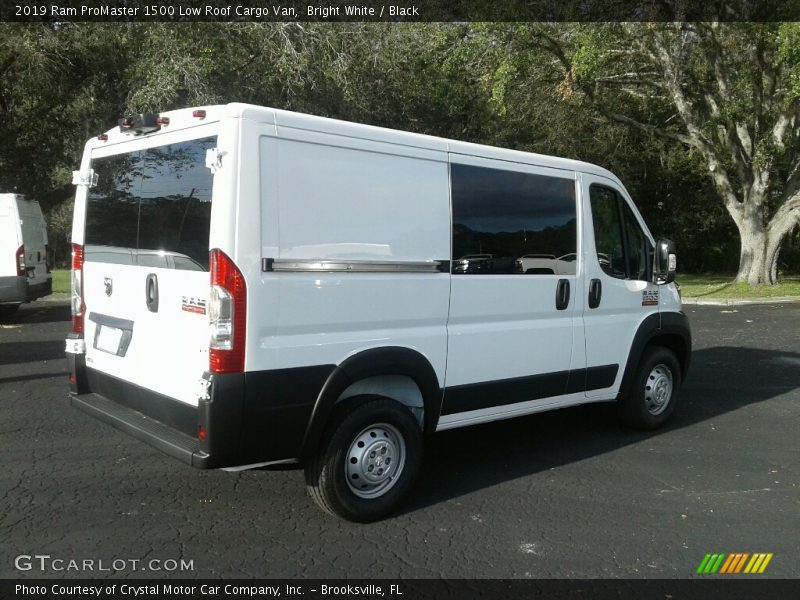 Bright White / Black 2019 Ram ProMaster 1500 Low Roof Cargo Van