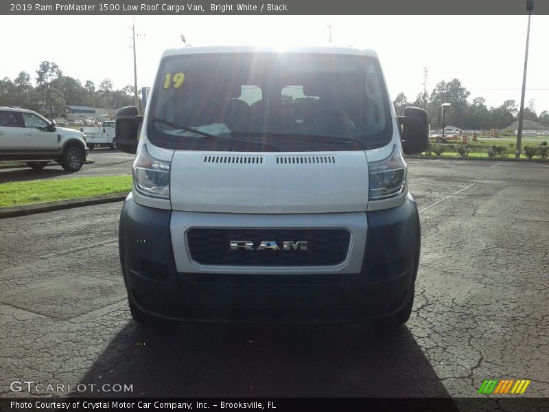 Bright White / Black 2019 Ram ProMaster 1500 Low Roof Cargo Van