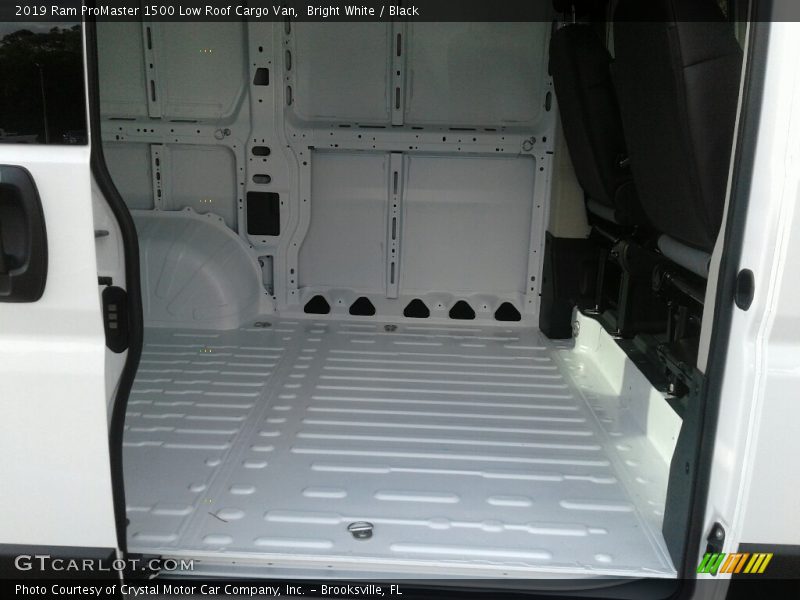 Bright White / Black 2019 Ram ProMaster 1500 Low Roof Cargo Van