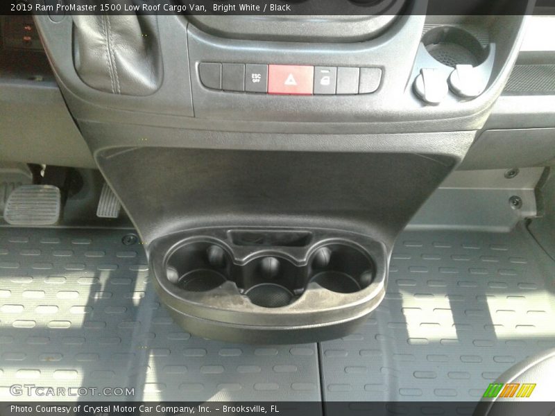 Bright White / Black 2019 Ram ProMaster 1500 Low Roof Cargo Van