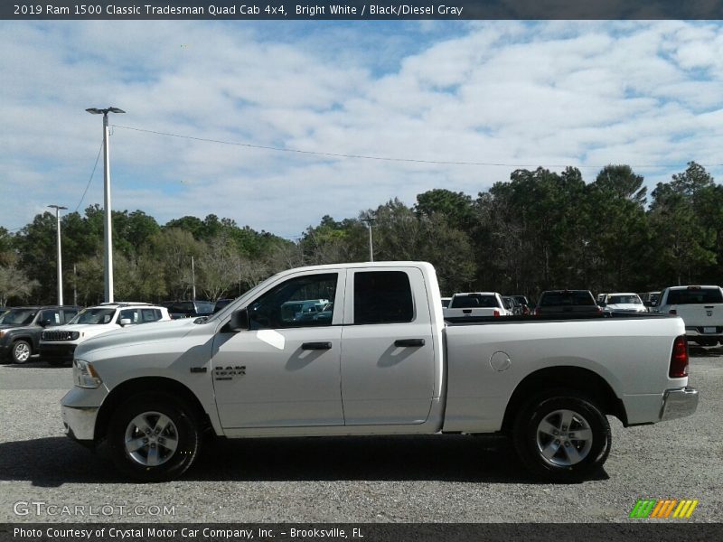 Bright White / Black/Diesel Gray 2019 Ram 1500 Classic Tradesman Quad Cab 4x4