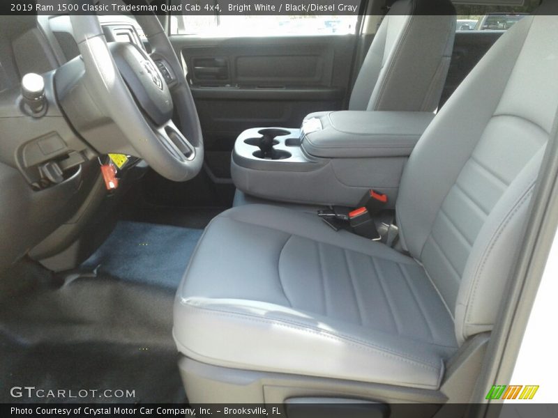 Bright White / Black/Diesel Gray 2019 Ram 1500 Classic Tradesman Quad Cab 4x4