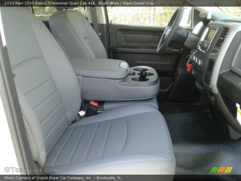 Bright White / Black/Diesel Gray 2019 Ram 1500 Classic Tradesman Quad Cab 4x4