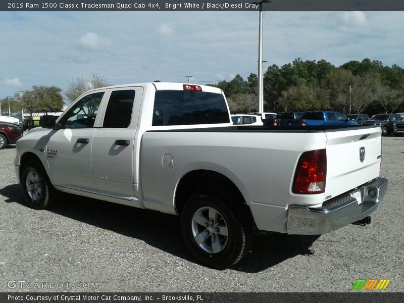 Bright White / Black/Diesel Gray 2019 Ram 1500 Classic Tradesman Quad Cab 4x4