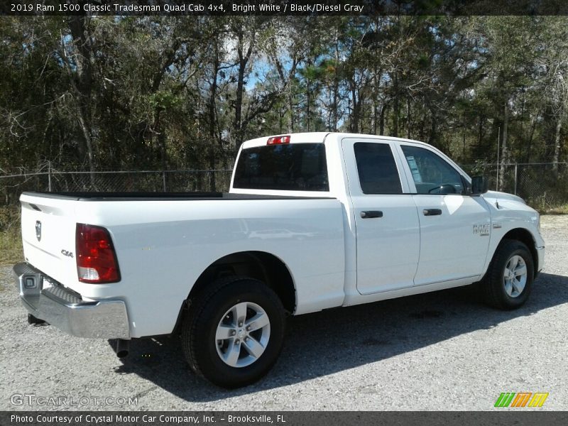 Bright White / Black/Diesel Gray 2019 Ram 1500 Classic Tradesman Quad Cab 4x4