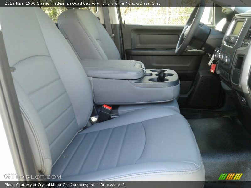 Bright White / Black/Diesel Gray 2019 Ram 1500 Classic Tradesman Quad Cab 4x4