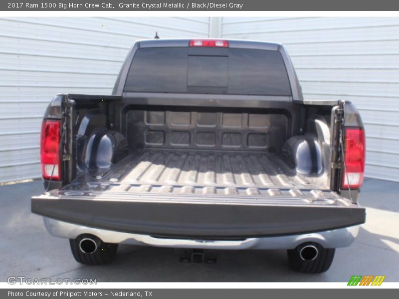 Granite Crystal Metallic / Black/Diesel Gray 2017 Ram 1500 Big Horn Crew Cab