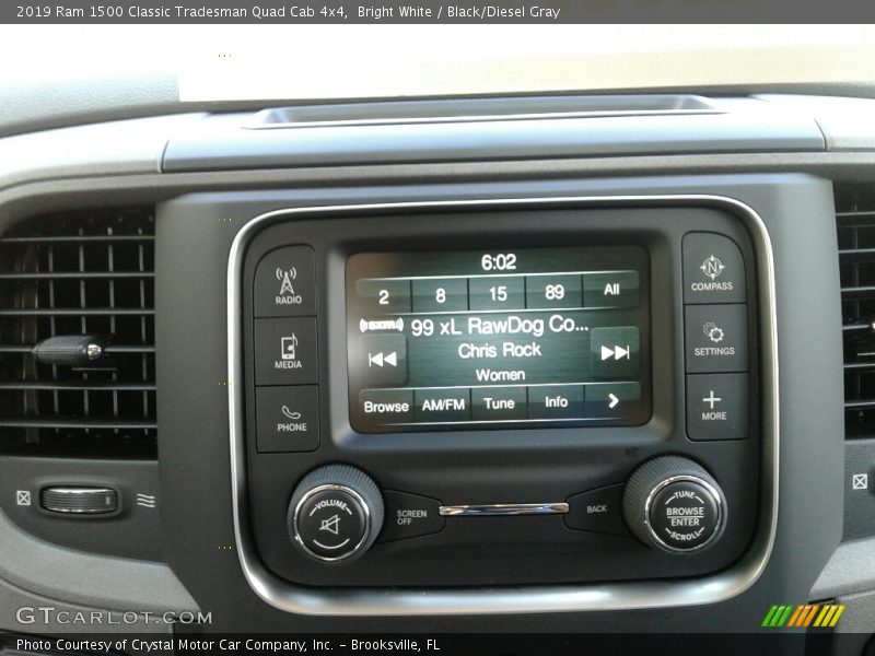 Bright White / Black/Diesel Gray 2019 Ram 1500 Classic Tradesman Quad Cab 4x4