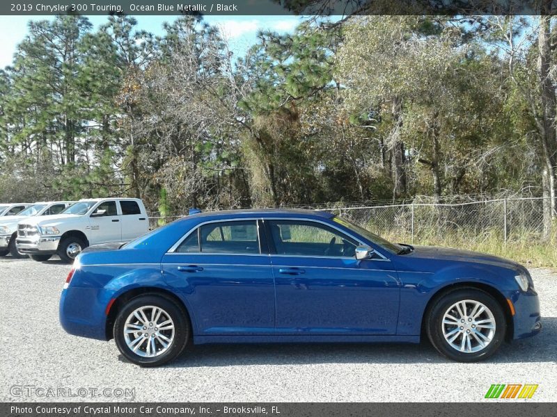 Ocean Blue Metallic / Black 2019 Chrysler 300 Touring