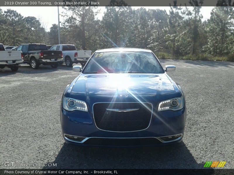 Ocean Blue Metallic / Black 2019 Chrysler 300 Touring