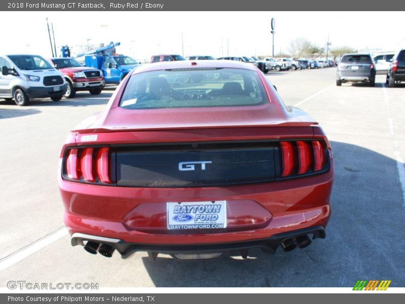 Ruby Red / Ebony 2018 Ford Mustang GT Fastback