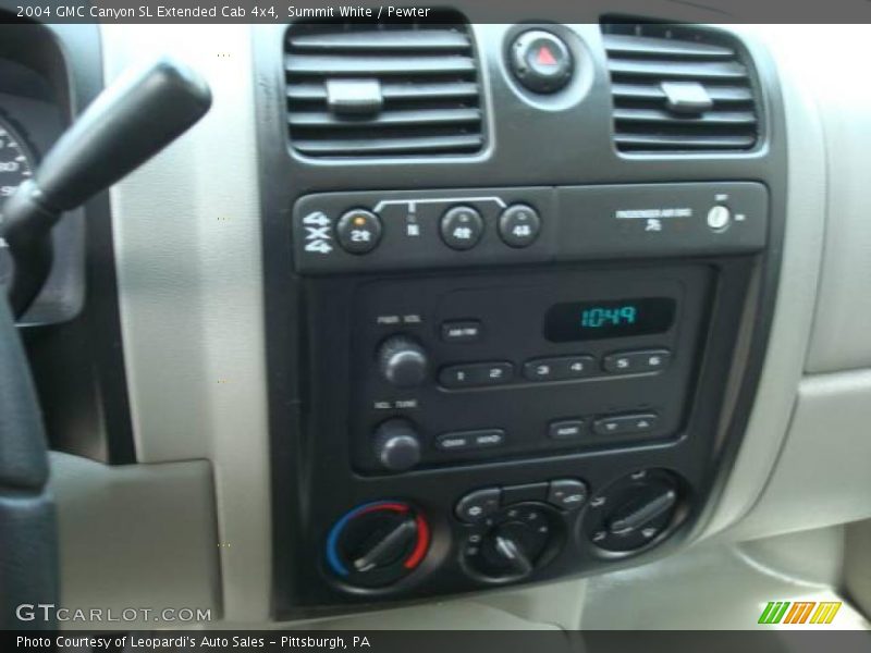 Summit White / Pewter 2004 GMC Canyon SL Extended Cab 4x4