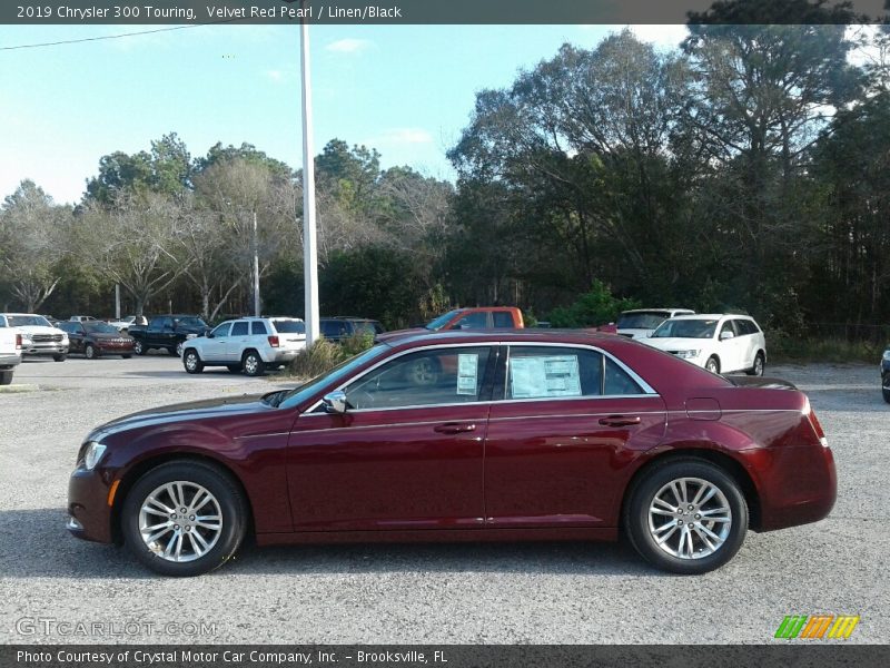Velvet Red Pearl / Linen/Black 2019 Chrysler 300 Touring