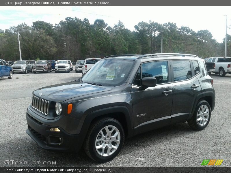 Granite Crystal Metallic / Black 2018 Jeep Renegade Latitude