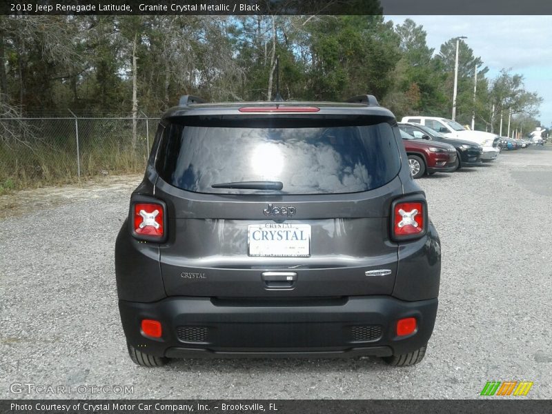 Granite Crystal Metallic / Black 2018 Jeep Renegade Latitude