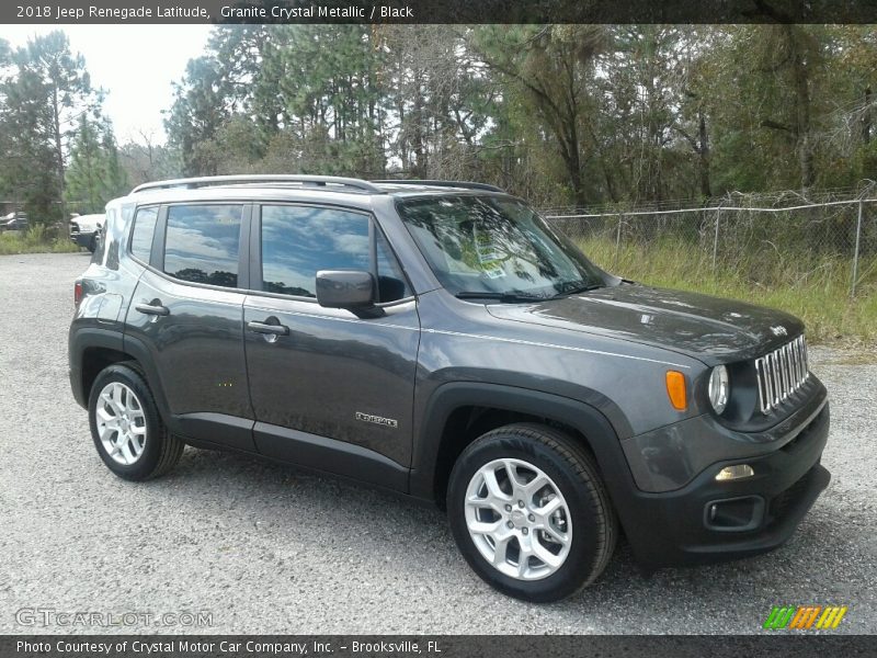 Granite Crystal Metallic / Black 2018 Jeep Renegade Latitude