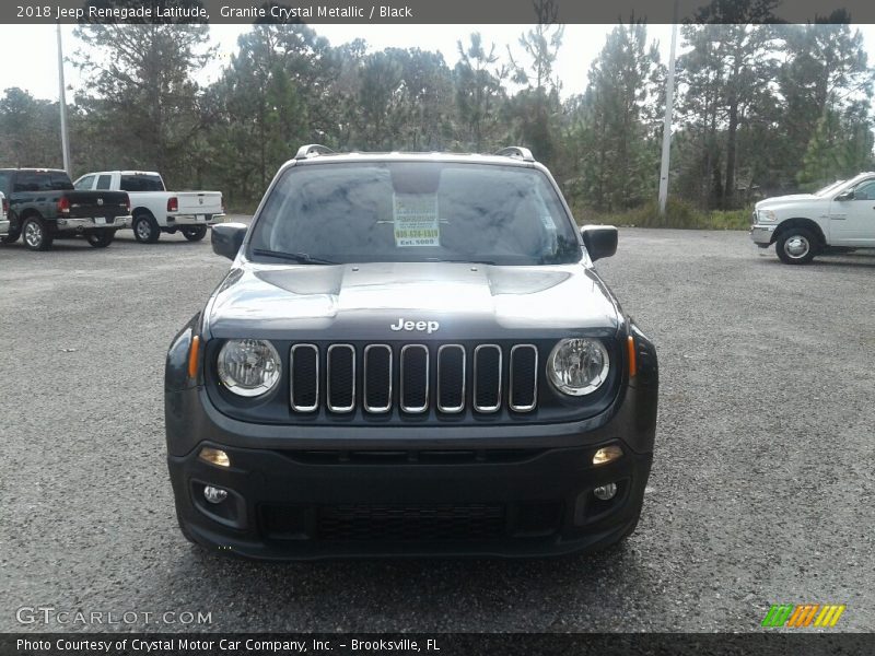 Granite Crystal Metallic / Black 2018 Jeep Renegade Latitude