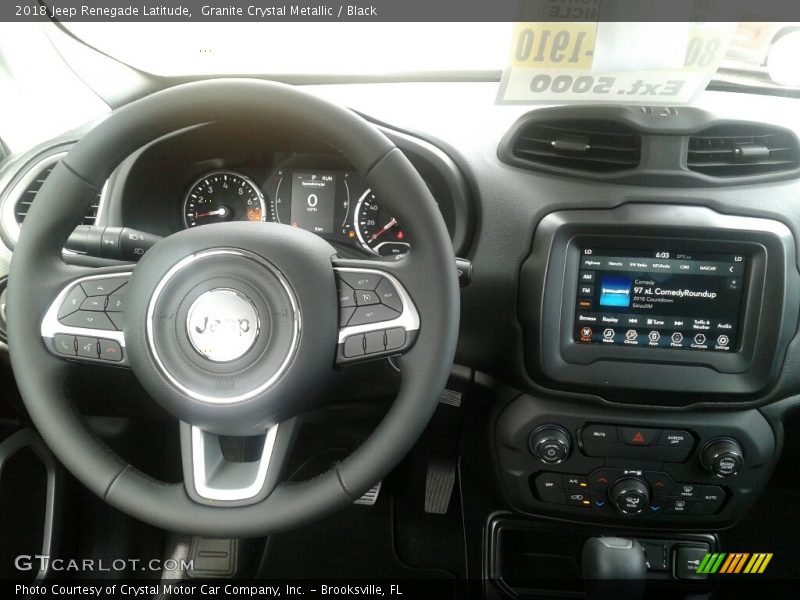 Granite Crystal Metallic / Black 2018 Jeep Renegade Latitude
