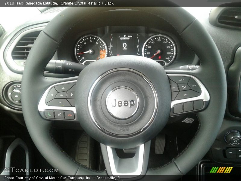 Granite Crystal Metallic / Black 2018 Jeep Renegade Latitude