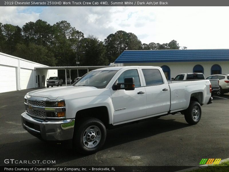 Summit White / Dark Ash/Jet Black 2019 Chevrolet Silverado 2500HD Work Truck Crew Cab 4WD